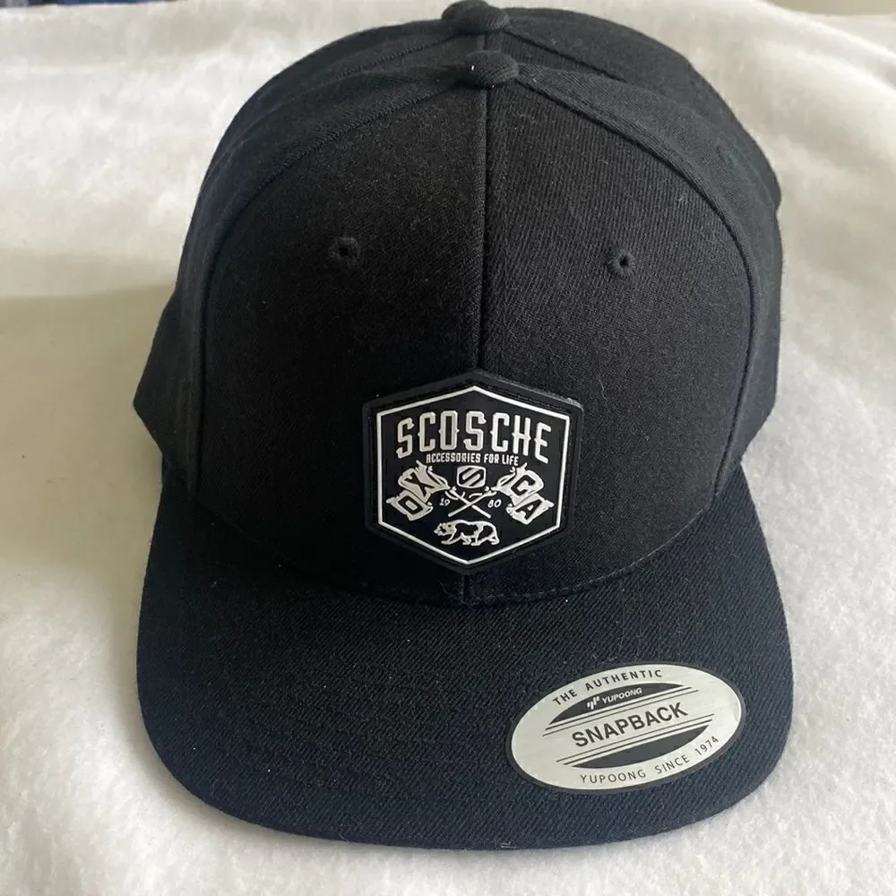 SCOSCHE Bear Logo SnapBack Hat - Picture 2 of 7